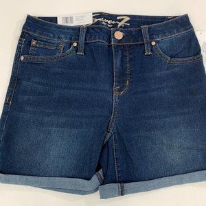 Seven7 Women's Shorts Size 4 Weekend Short 5" inseam Denim Jean Short Blue 4